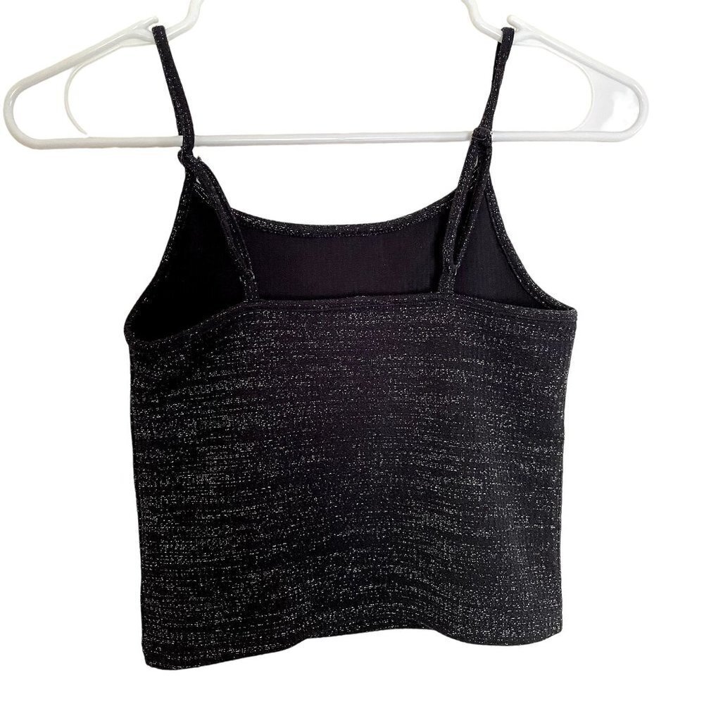 American Eagle metallic sparkly spaghetti strap tank top dance outfit classy - Picture 3 of 6